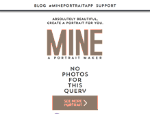 Tablet Screenshot of mineportrait.com